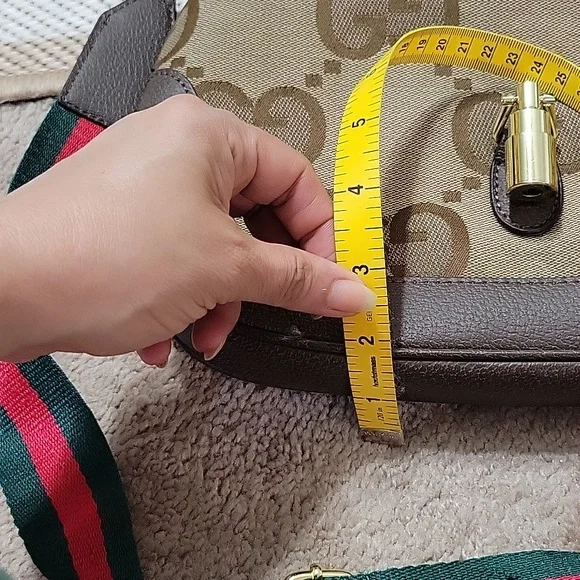 Brown and Cream Shoulder Bag - Picture 3 of 11